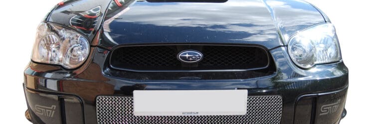 Zunsport Subaru Impreza Blob Eye – Front Grille Set (with Full Span Lower Grille) SILVER