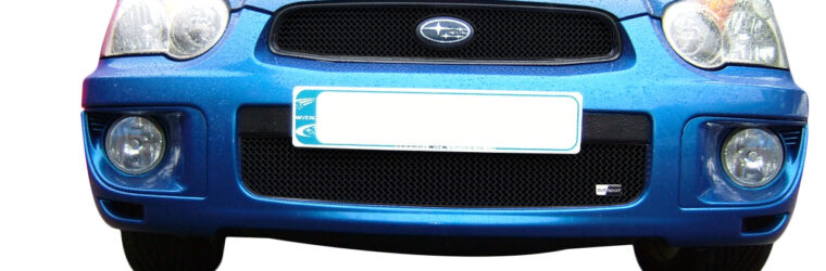 Zunsport Subaru Impreza 2003-2005 Blobeye Top & bottom (half span) Front Grille Set Black Finish