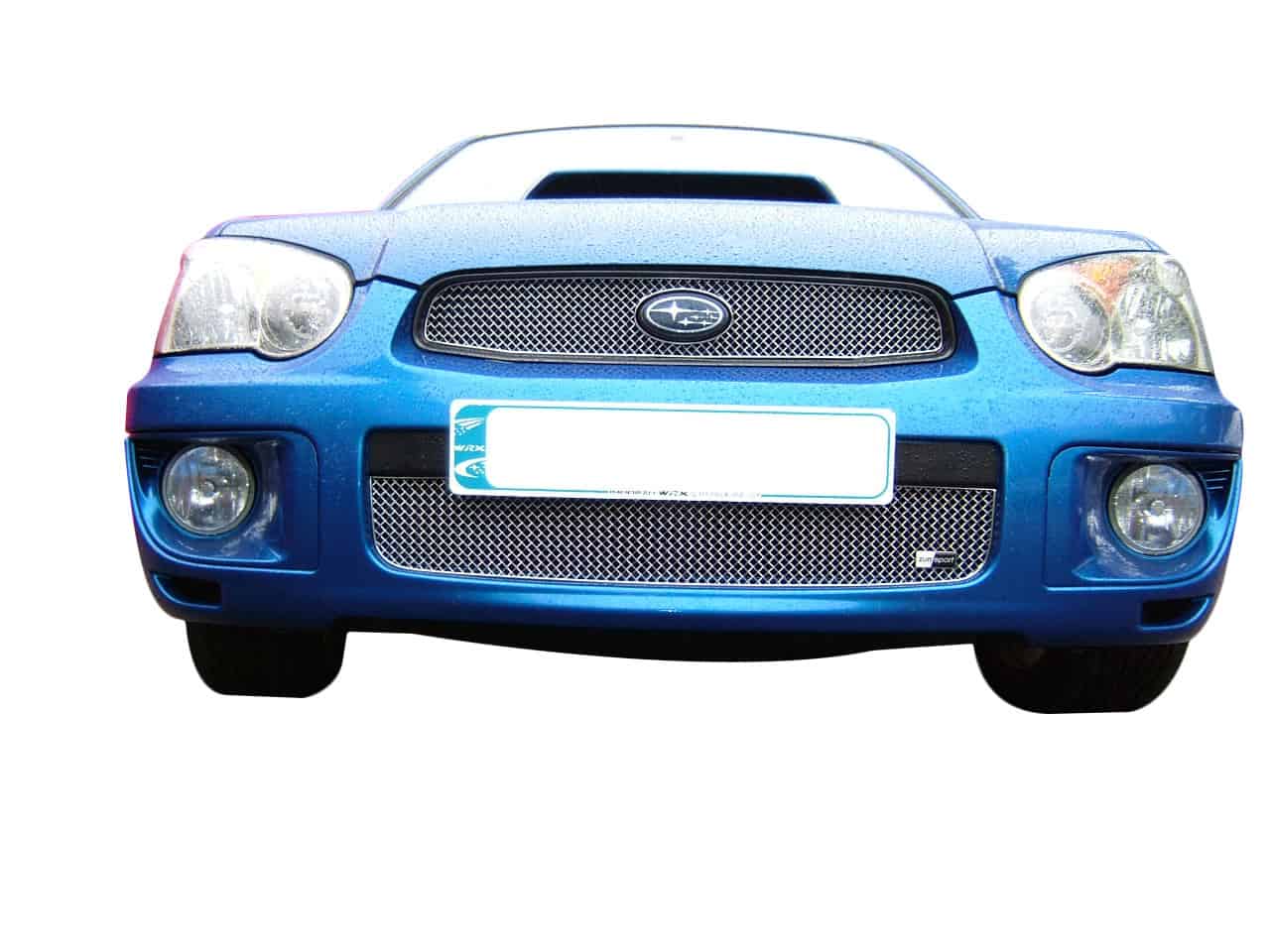 Zunsport Subaru Impreza Blob Eye half span Lower Grille stainless - Image 2