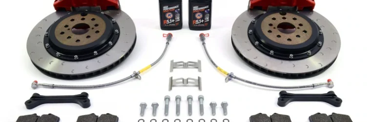 ALCON Subaru Impreza Rear 4 Pot Brake Kit Red 343mm 2001 – 2007 STI Only