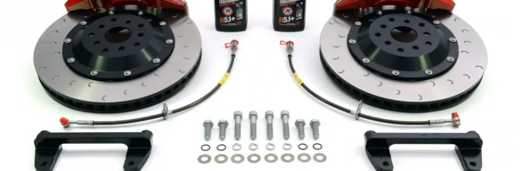 Alcon Subaru Impreza 6 Pot Front Brake Kit Red 343mm