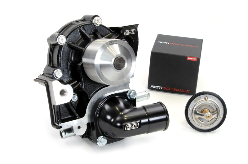 RCM Black Series Subaru Impreza Water Pump & 70 Degree Thermostat - 3 Port - Image 6