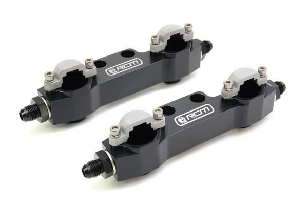 RCM Side Feed Parallel Billet Fuel Rail Pair V1 - V2 - Image 2