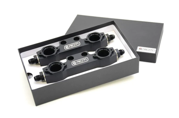 RCM Side Feed Parallel Billet Fuel Rail Pair V1 - V2 - Image 4