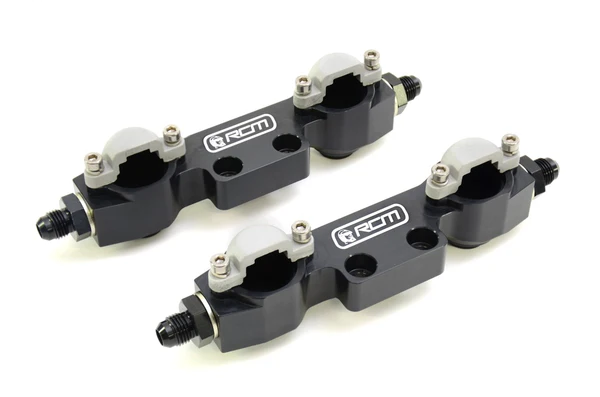RCM Side Feed Parallel Billet Fuel Rail Pair V3 - V4 - Image 2