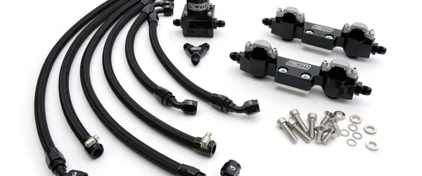 RCM Side Feed Parallel Billet Fuel Rail Kit V1 – V2
