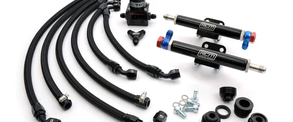 RCM Subaru Impreza V1/2 Top Feed Fuel Rail Conversion Kit / Rotated Turbo