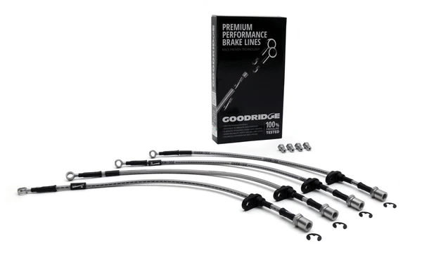 Goodridge Subaru Impreza Brake Hose Kit 2001-2007 V7 - V9