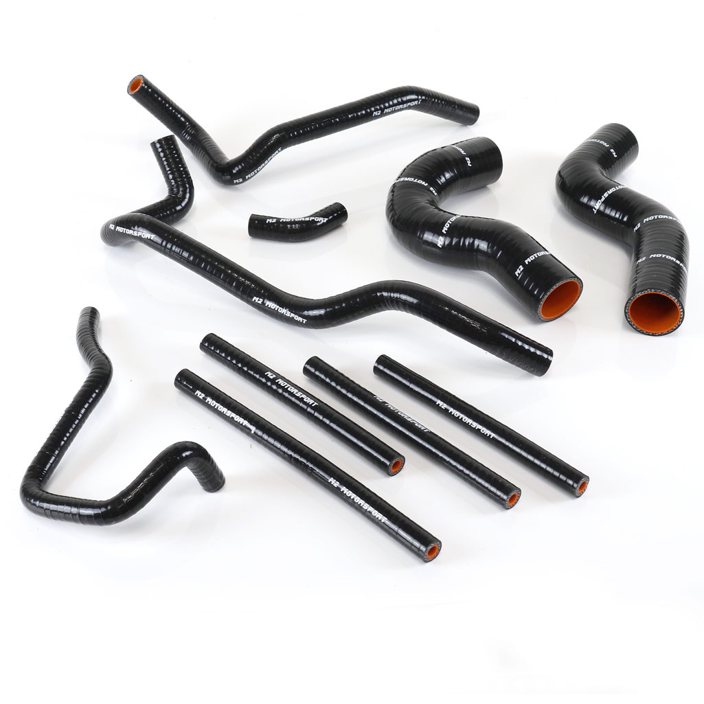 M2 Motorsport Subaru Impreza GC8 92 - 95 Black Silicone Hoses V1/2