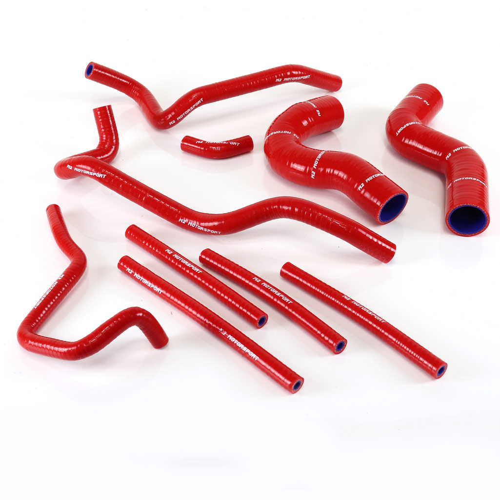 M2 Motorsport Subaru Impreza GC8 92 - 95 Red Silicone Hoses V1/2