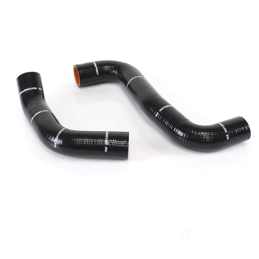 M2 Motosport Subaru Impreza WRX 08 - 15 Black Silicone Radiator Hoses STI WRX