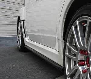 Side Skirt Extensions 08 - 2014 Subaru WRX STI Impreza (Pair)