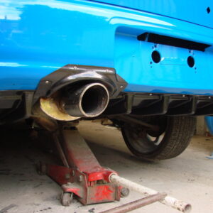 Subaru Impreza 01-02 BUGEYE Carbon Fibre Effect Exhaust Trim