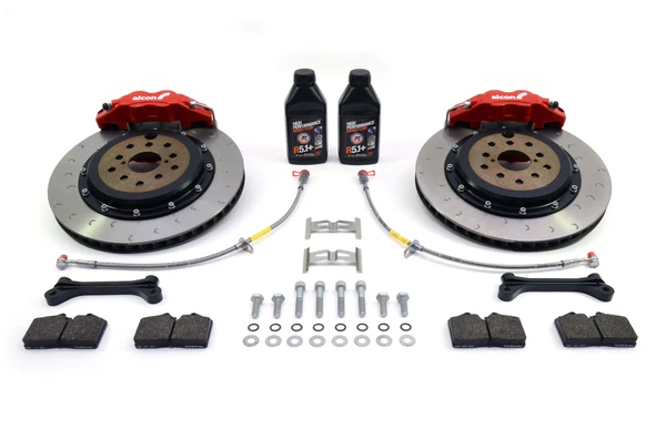Subaru Impreza ALCON Rear 4 Pot Brake Kit Red 343mm