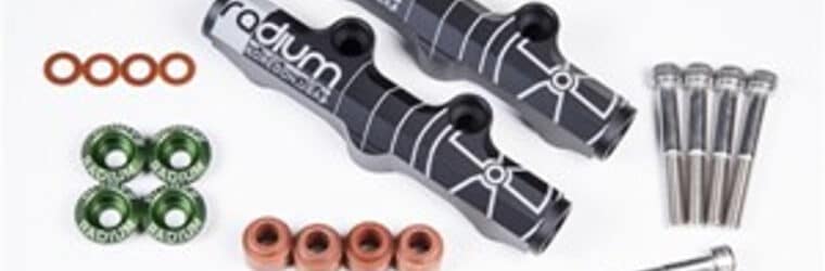 Radium Fuel Rail, Subaru Top Feed Conversion, V1-6 with fittings