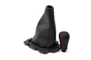 Subaru WRX STI 5-Speed Leather Red Stitched Gear Knob & Gaiter Kit - Image 3