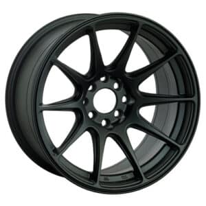 XXR 527 17 X 9.75 - ET25 - 4 X 108 + 114.3 PCD - Flat Matt Black