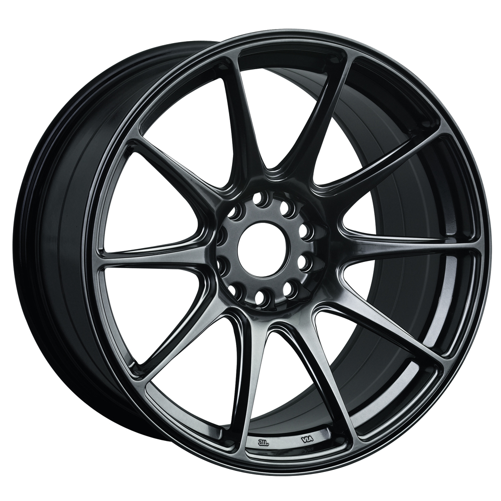 XXR 527 18 X 8.75 - ET35 - 5 X 114.3 + 120 PCD - Black Chrome