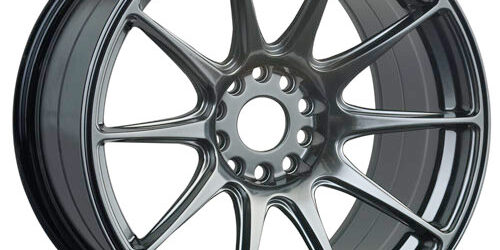XXR 527 18 X 8.75 – ET20 – 5 X 114.3 + 100 PCD – Light Black Chrome