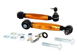 Rear Heavy Duty Adjustable Toe Arms for Subaru BRZ Impreza Forester Legacy & Toyota 86