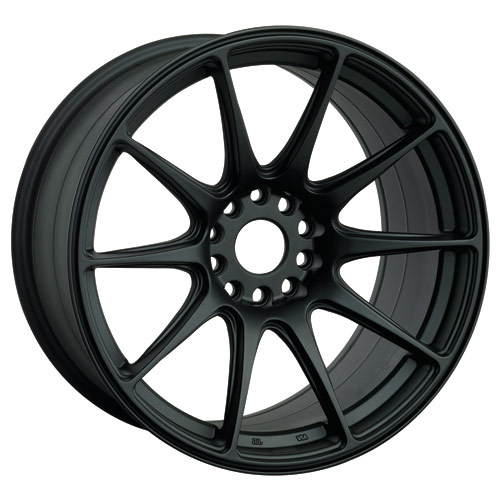 XXR 527 18 X 8.75 - ET35 - 5 X 114.3+100 PCD - Flat Matt Black