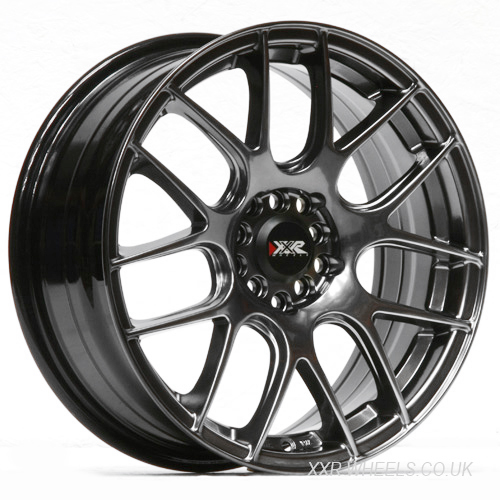 XXR 530 17 x 7 INCH - ET35 - 5 x 100+114.3 PCD - Chrome Black