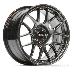 XXR 530 17x8.25 INCH - ET35 - 5x100+114.3 PCD - Chrome Black