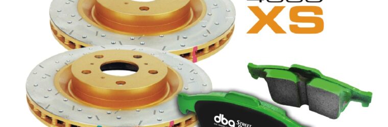 DBA 4000 Series Disk And Street Series Brake pad Front Brake Kit Subaru Impreza STI 2002-2017