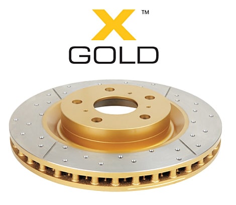 DBA Street Series- X Gold Subaru Impreza 1994-2017 DBA648X