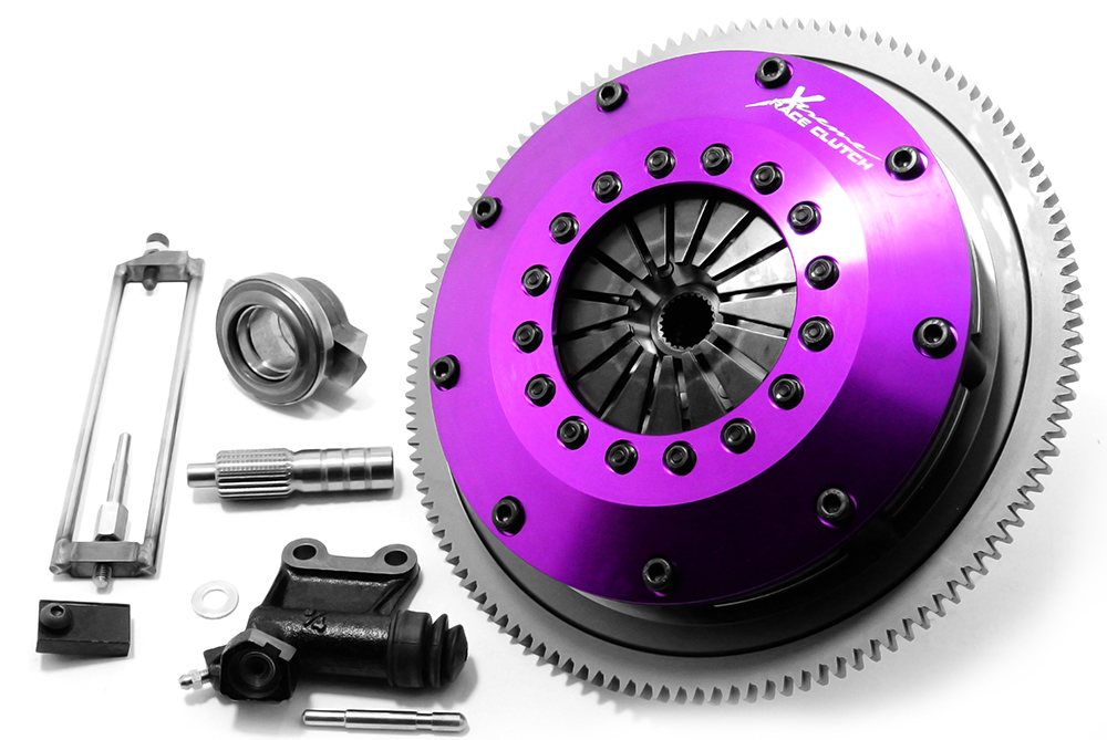 Xtreme Performance - 200mm Rigid Ceramic Twin Plate Clutch Kit Incl Flywheel 1200Nm (200mm Twin Plate- 6 Speed Gearbox)