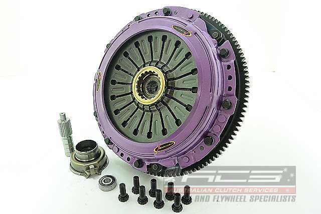Xtreme Performance - 230mm Organic Twin Plate Clutch Kit Incl Flywheel 1200Nm (230mm Twin Plate-6 Speed Gearbox)