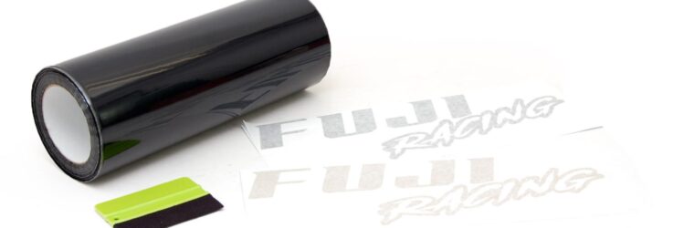 Fuji racing Subaru windscreen vinyl sunstrip