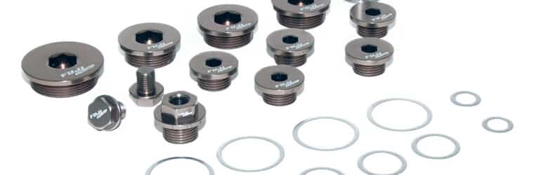 fuji racing cylinder block case Full block Bung Kit