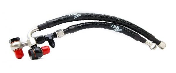 fuji racing subaru Braided AVCS & turbo oil feed lines
