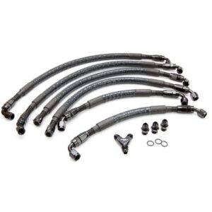 fuji racing subaru impreza 92-07 pre assembled parallel fuel rail hose kit