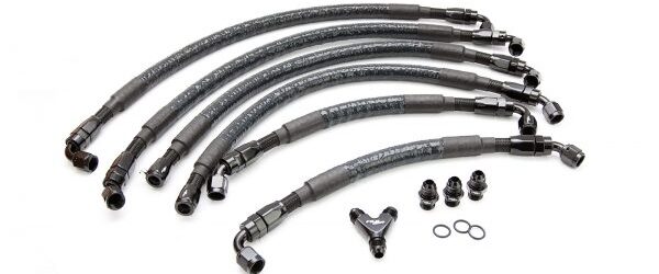 fuji racing subaru impreza 92-07 pre assembled parallel fuel rail hose kit