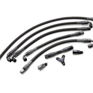 fuji racing subaru wrx/sti 14+ pre assembled parallel fuel rail hose kit