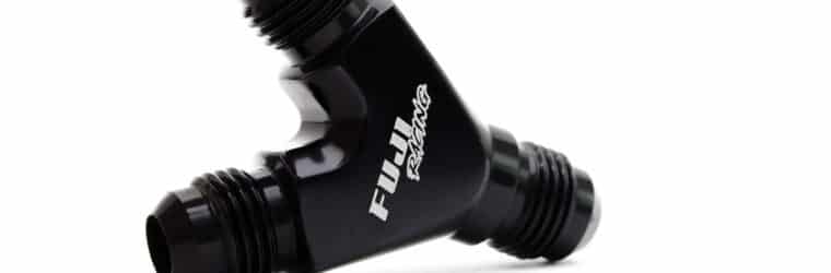 Fuji racing Subaru AN6 fuel line fittings