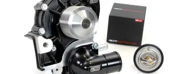 RCM Black Series Water Pump & 70 Degree Thermostat – 2 Port