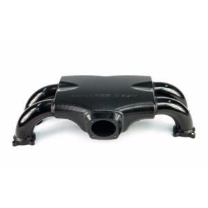 PWIM006B black reverse-orientation cable-throttle inlet manifold, overall view PWIM006B black reverse-orientation cable-throttle inlet manifold, overall view