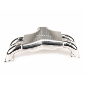 PWIM002 raw silver stock-orientation drive-by-wire inlet manifold, overall view