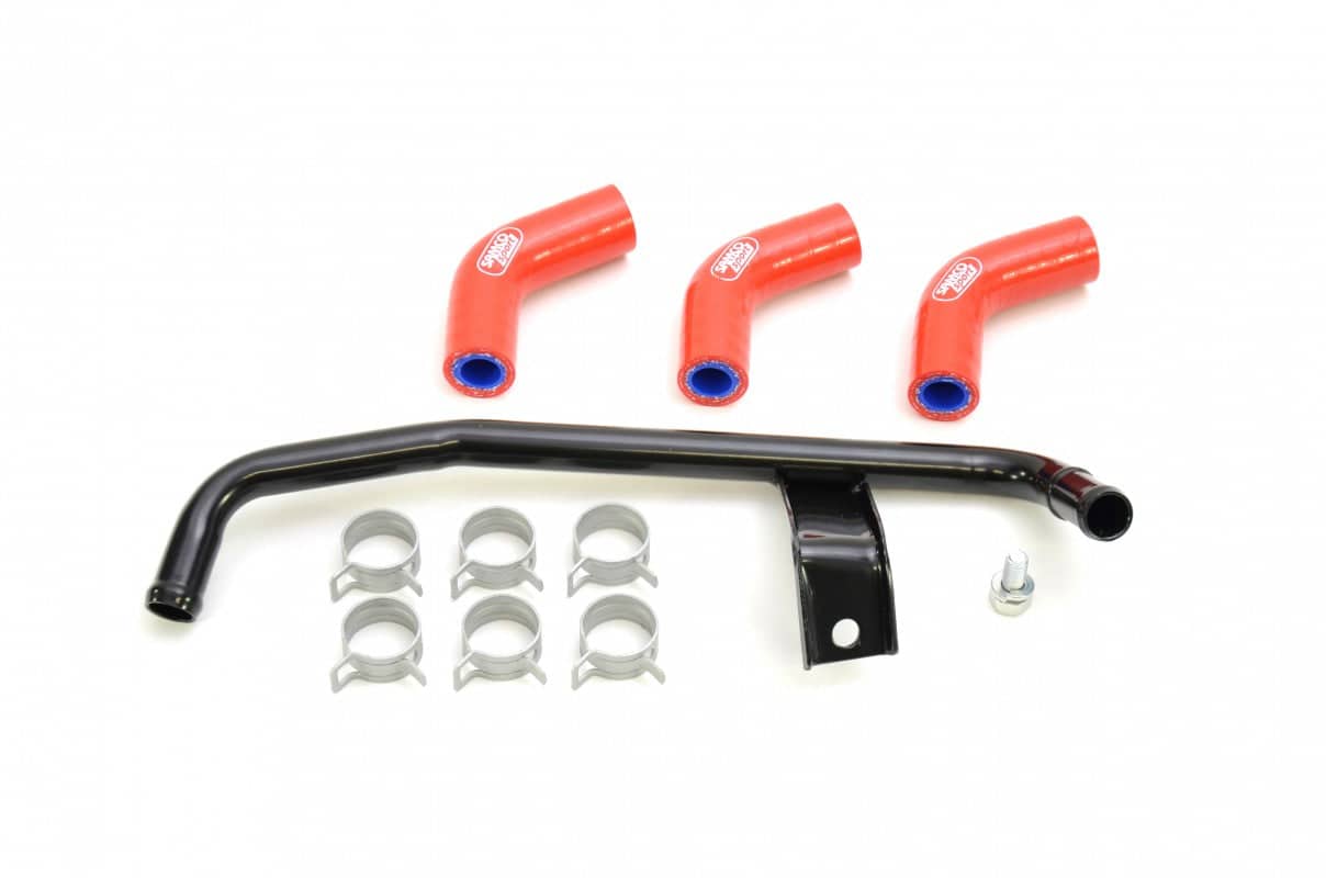 RCM / Samco Uprated Oil Cooler Water Hose Kit — Red RCM / Samco Uprated Oil Cooler Water Hose Kit — Red