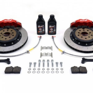 Alcon Advantage Extreme red four-pot rear brake kit components
