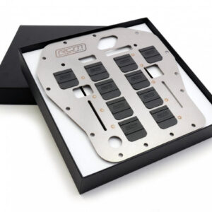 RCM2428 oil sump pan baffle plate, boxed assembly