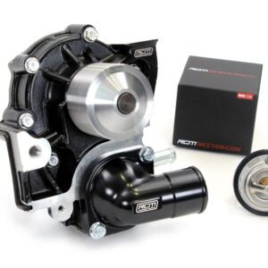 RCM3663 Black Series two-port pump view 1 RCM3663 two-port Black Series water pump with RCM 70°C thermostat