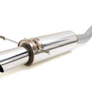 RCM369 3-inch rear silencer with 4.5-inch slash-cut tailpipe