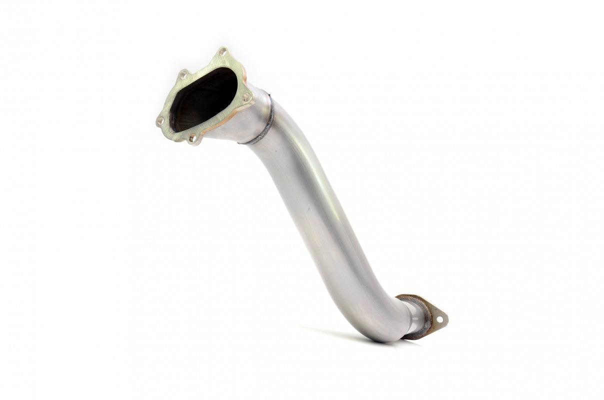 900bfe3fdb.jpg RCM329 single-scroll open-neck downpipe, angled view