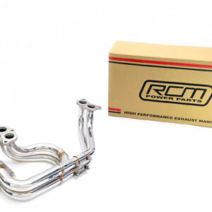 RCM2003 bare twin-scroll exhaust manifold shown with packaging
