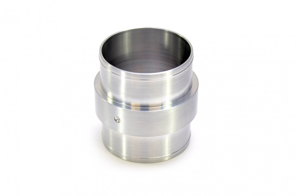 RCM736 silver intake joiner, end view RCM736 silver intake joiner, end view