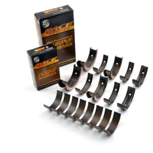 ACL Race Series dual-thrust main and big-end bearing kit with both thrust types and packaging, supplier overview